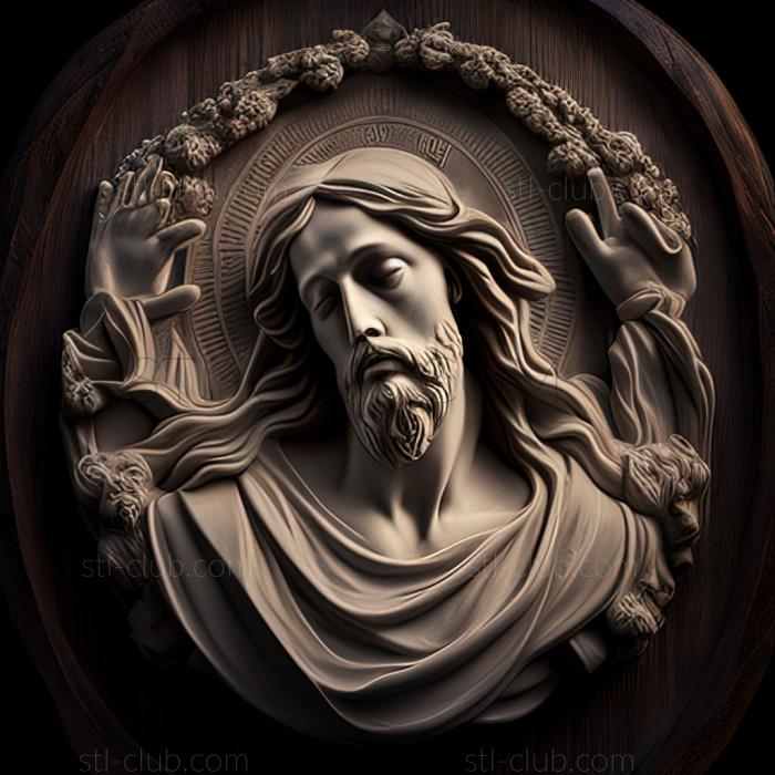 3D model st jesus (STL)